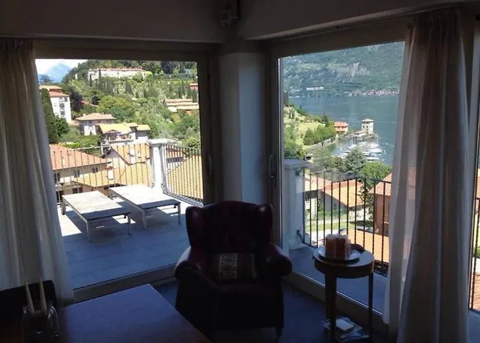 Miralago Rosa Terrazza アパート ベッラージョ